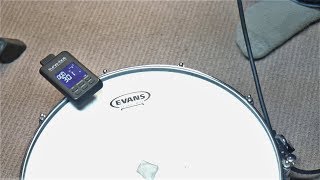 Tunebot snare drum tuned to notes with settings [upl. by Musihc]