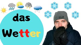 Das Wetter  A2 B1 B2  Learn German  Deutsch lernen [upl. by Johppa]