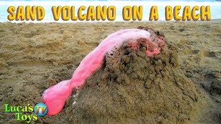 How to make a volcano eruption with vinegar and soda  easy DIY volcano science project for kids [upl. by Oinotnaesoj21]