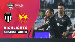 Terengganu FC 11 42 Selangor FC  Piala FA 2022 Highlights [upl. by Chemar982]