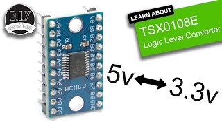 Logic Level Converters  Learn amp Example Project  TXS0108E [upl. by Hess]