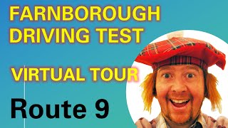 Farnborough driving test route 9 VR [upl. by Elleirol]