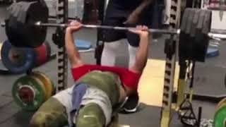 Aaron Donald EASILY BenchPressing 495 lbs 😱💪 [upl. by Soloma]