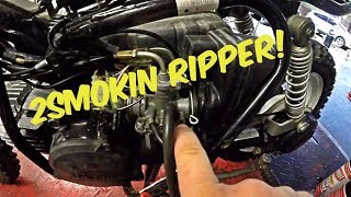 Yamaha PW50 Carburetor Tune Up amp Exhaust Service [upl. by Popper]