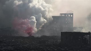 China Explosions Blasts Rock Tianjin [upl. by Atikir]