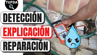 🎓 DETECCION DE FUGA DE AGUA con gas trazador y reparación [upl. by Niriam]