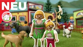 Playmobil Tierhotel mit Familie Hauser  Filme mit Spielzeug [upl. by Alleda521]