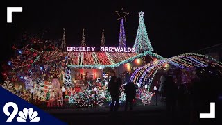 Greeley Grizwald Christmas light display 2018 Full playlist 2 [upl. by Ardrey]