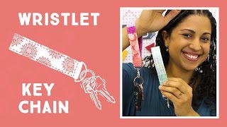 Make an Easy Wristlet Key Chain Fob [upl. by Rosecan896]