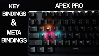 STEELSERIES APEX PRO Key Bindings amp Meta Bindings [upl. by Enuj823]