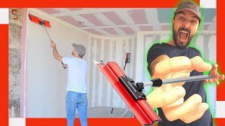 🔥 Cómo ALISAR Pared de PLADUR con Herramientas LOUTIL PARFAIT 👉 Drywall [upl. by Jamnes]