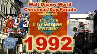 1992 Walt Disney World Christmas Day Parade  Joan Lunden  Regis Philbin  Ed McMann [upl. by Esmeralda]