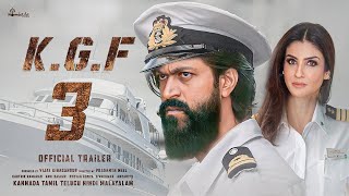 KGF Chapter 3 Trailer  Yash  Prabhas  Prashanth Neel  Raveena Tandon Update [upl. by Ahsaz155]