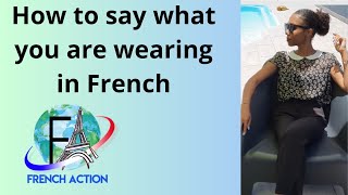 How to say Clothes in French with Jenny at your fingertips [upl. by Halimeda]