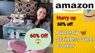 Big Offer in Amazon  Butterfly 🦋 Stainless Steel Curve Cooker  Amazon Unboxing  Check description [upl. by O'Malley]