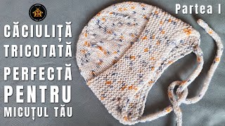 Cum tricotam caciula Gabi  perfecta pentru copii  Partea I [upl. by Noraf210]