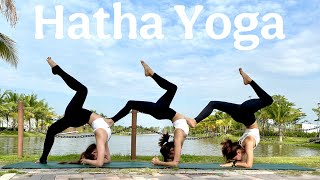 Hatha Yoga Class  Balance Strength amp Relaxation  Beginner to Intermediate Fit Flow Yoga [upl. by Schonfield]