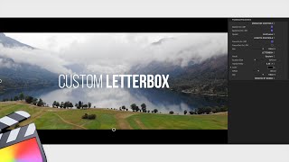 FREE Custom Letterbox Templates for Final Cut Pro  TIP300 파이널컷 무료 커스텀 레터박스 템플릿 공유 [upl. by Ingar]