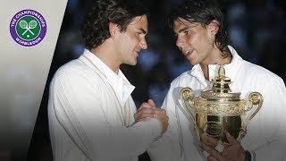 Roger Federer v Rafael Nadal Wimbledon Final 2008 Extended Highlights [upl. by Nrubliw544]