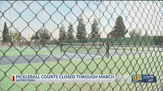 Jastro Park pickleball courts to close until March [upl. by Amos]