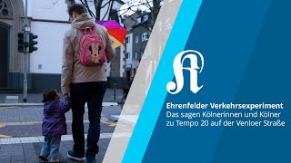 Tempo 20 auf der Venloer Straße Das sagen Kölnerinnen und Kölner [upl. by Meehar]