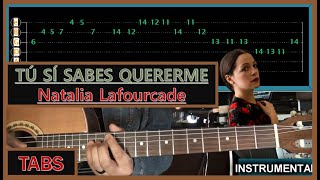 Cómo Tocar quotTÚ SÍ SABES QUERERMEquot TABS  Natalia Lafourcade [upl. by Schalles]