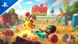 OddBallers  Launch Trailer  PS4 Games [upl. by Anilad]