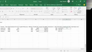 How to prepare a Payroll in Excel [upl. by Marriott]