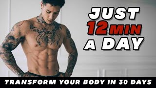 Complete 12 Min Full Body Workout  Follow Along [upl. by Adnovahs922]