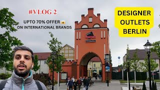 My Second Vlog In Germany  Student Vlog Designer Outlet Berlin Shops [upl. by Ardene]