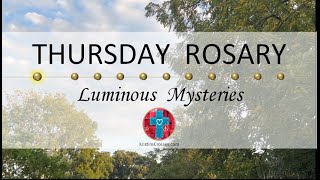 Thursday Rosary • Luminous Mysteries of the Rosary 💚 September 26 2024 VIRTUAL ROSARY  MEDITATION [upl. by Ennayram409]