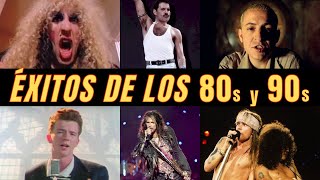 MÚSICA DE LOS 80 Y 90 EN INGLES con sus NOMBRES [upl. by Waverly]