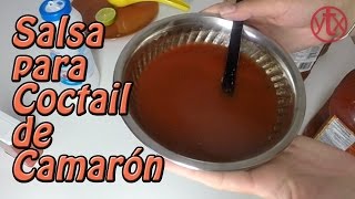 Salsa para coctail de camarón mexicano [upl. by Hassett]