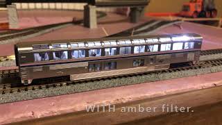 N Scale Our Experience with Kato LED Interior Lighting Kit 11212 [upl. by Feld897]