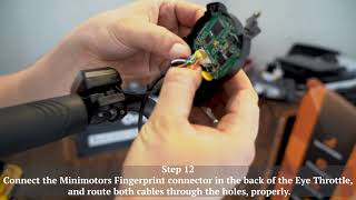 Minimotors Fingerprint Installation scooteraltd [upl. by Kayley]