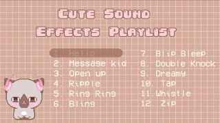 Cute Sound Effects for Edit Part 3 by Hey its Criz  with Download Link [upl. by Ahasuerus]