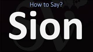 How to Pronounce Sion Welsh Name [upl. by Vonnie]