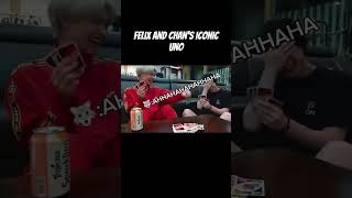 felix and chans ICONIC uno straykids felix bangchan chanlix [upl. by Laemaj]