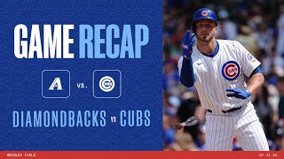 Game Highlights Cubs Walk Off in 10th Inning  72124 [upl. by Ailana]