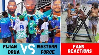 Fijian Drua Vs Western Force 2024  Fans Reaction  Coaches Post Match Interview [upl. by Julita]