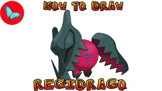 How To Draw Regidrago Pokemon  Drawing Animals [upl. by Enelam61]