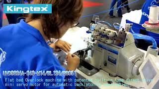 Kingtex UHD9024ABL124  Overlock Auto Back Latching [upl. by Anomar506]