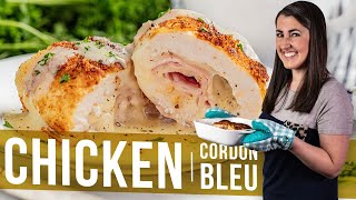 Classic Chicken Cordon Bleu Baked or Fried [upl. by Hirasuna887]