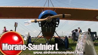 Morane Saulnier L Airdrome Aeroplanes WW I replica fighter aircraft [upl. by Epilif]