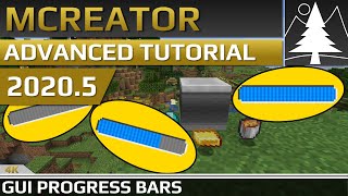 MCreator GUI Progress Bars  Tutorial 20205 [upl. by Orola]