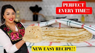 How to make EASY FLOUR TORTILLAS from SCRATCH The BEST Step BY Step Recipe SECRET TIPS  MEAL PREP [upl. by Gerdi248]