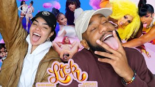 YALL TAKING NOTES 👀  Shenseea Megan Thee Stallion  Lick Official Music Video REACTION [upl. by Atteirneh]