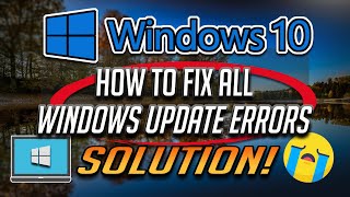 How to Fix All Windows 10 Update Errors  2025 [upl. by Siri775]