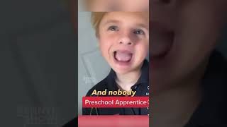 Preschool Apprentice is the funniest thing you’ll see all day 🤣🤣🤣 [upl. by Erdna]