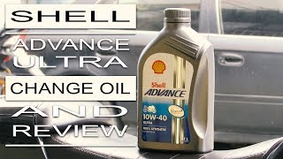 Shell Advance Ultra 4T 10W40 Change Oil and Review  Keeway Cafe Racer 152 [upl. by Iphlgenia]